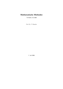 Mathematische Methoden