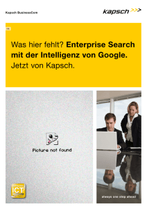 Was hier fehlt? Enterprise Search mit der Intelligenz von Google
