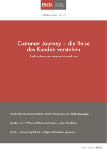 Customer Journey – die Reise des Kunden verstehen