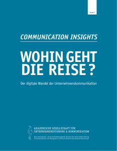 communication insights - Akademische Gesellschaft