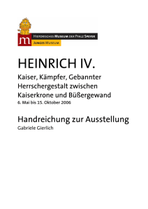 Heinrich IV. - Historisches Museum der Pfalz Speyer
