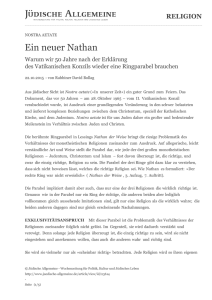 Ein neuer Nathan - Jüdische Allgemeine