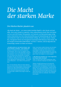 Die Macht der starken Marke