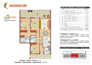 Plantas Stock Floors 1 + 2 Viviendas - Wohnungen