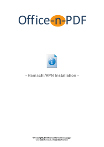 Office-n-PDF VPN-Installation