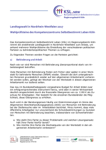Wahlprüfsteine des KSL Köln als pdf