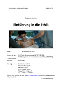 Einführung in die Ethik