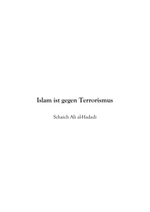 Islam ist gegen Terrorismus