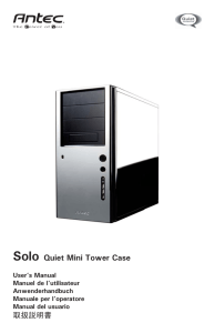 Solo Quiet Mini Tower Case