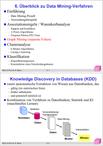 Data Mining-Verfahren - Abteilung Datenbanken Leipzig