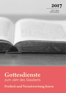 Gottesdienste - Evangelisch sein