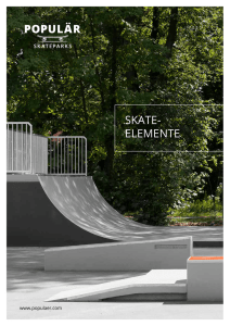 Skate- elemente - POPULÄR | Handcrafted Skateparks