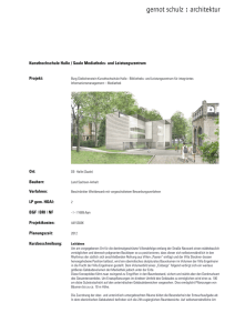 Kunsthochschule Halle / Saale Mediatheks- und