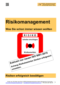Risikomanagement - Kirsch Managementsysteme
