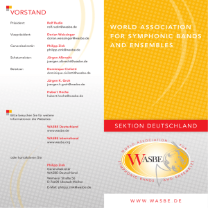 world association for symphonic bands and ensembles