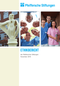 ethikbericht - Pfeiffersche Stiftungen