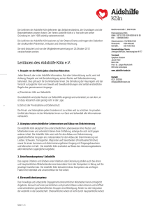Leitlinien als PDF - Aidshilfe Köln eV