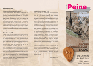 Die Gründung der Stadt Peine: Älteste Quellen