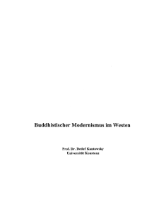 Buddhistischer Modernismus im Westen