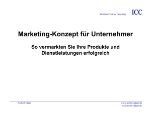 Marketing - Norbert Glaab