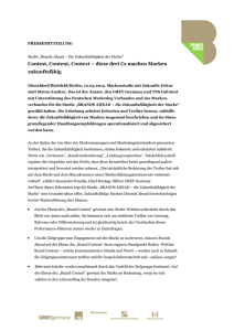 Presseinformation als PDF - Deutscher Marketing Verband