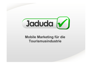 Mobile Marketing für die Tourismusindustrie