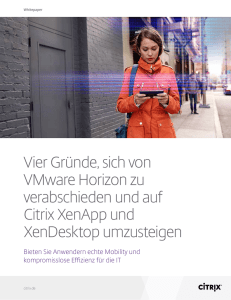 Vier Gründe, sich von VMware Horizon zu verabschieden