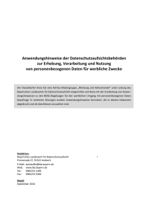 Anwendungshinweise der