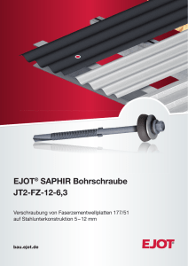EJOT® SAPHIR Bohrschraube JT2-FZ-12-6,3