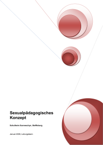 Sexualpädagogisches Konzept