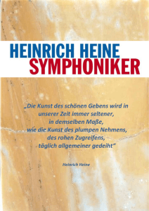 Programm Frühjahr 2013 - Heinrich Heine Symphoniker