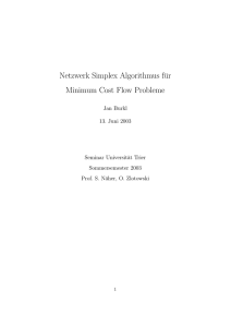Netzwerk-Simplex Algorithmus