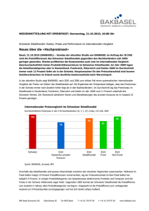 Neues über die «Hochpreisinsel