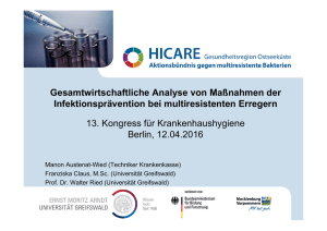 Gesamtwirtschaftliche Analyse von Maßnahmen der