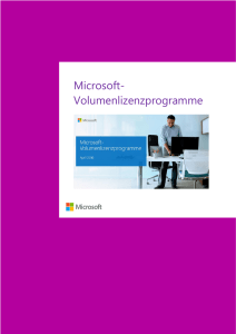 Microsoft- Volumenlizenzprogramme