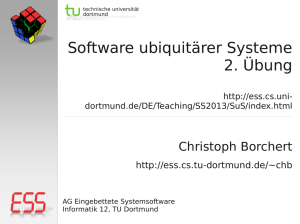 Software ubiquitärer Systeme: 2. Übung