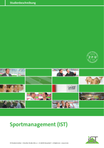 Sportmanagement - IST