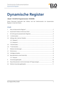 Dynamische Register