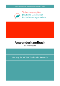 Anwenderhandbuch - DGV