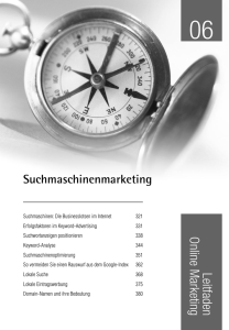 Suchmaschinenmarketing