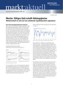 Metzler: Billiges Geld schafft Abhängigkeiten - Metzler