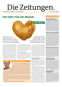 September 2014 - Die Zeitungen