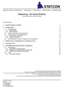 Datamining - Ein kleiner Überblick