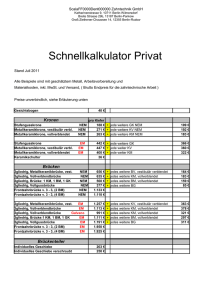 Schnellkalkulator Privat - Scaladent Zahntechnik GmbH