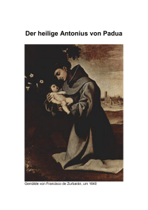 Der Heilige Antonius von Padua