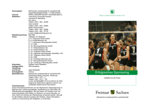 Erfolgreiches Sponsoring - Leitfaden f&uuml;r die Praxis