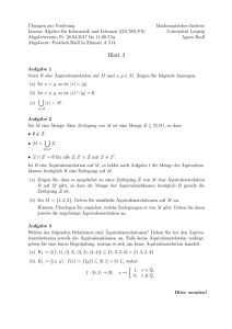 Blatt 3 - Mathematisches Institut