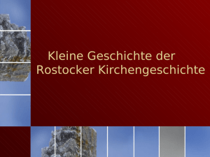 Rostocker Kirchengeschichtler - Theologische Fakultät