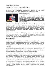 Taunus-Zeitung, 08.11.2010  - Theatergruppe Friedrichsdorf eV