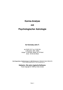 Karma-Analyse - Ruth Siegenthaler